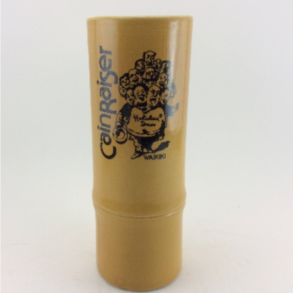 Vintage CainRaiser Tiki Mug Holiday Inn Waikiki 1970s - 1980s DAGA